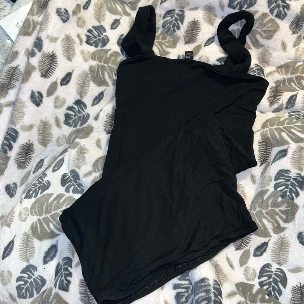 Black short dress